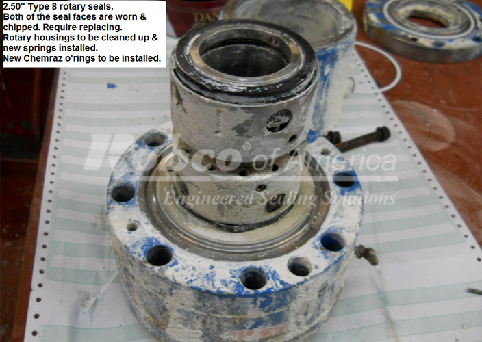 chemineer mixer seal repair by robco