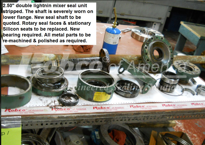 mixer seal repair 3