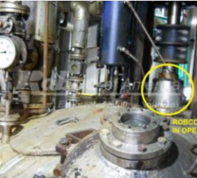 Mechanical seal in a chemical industry operation